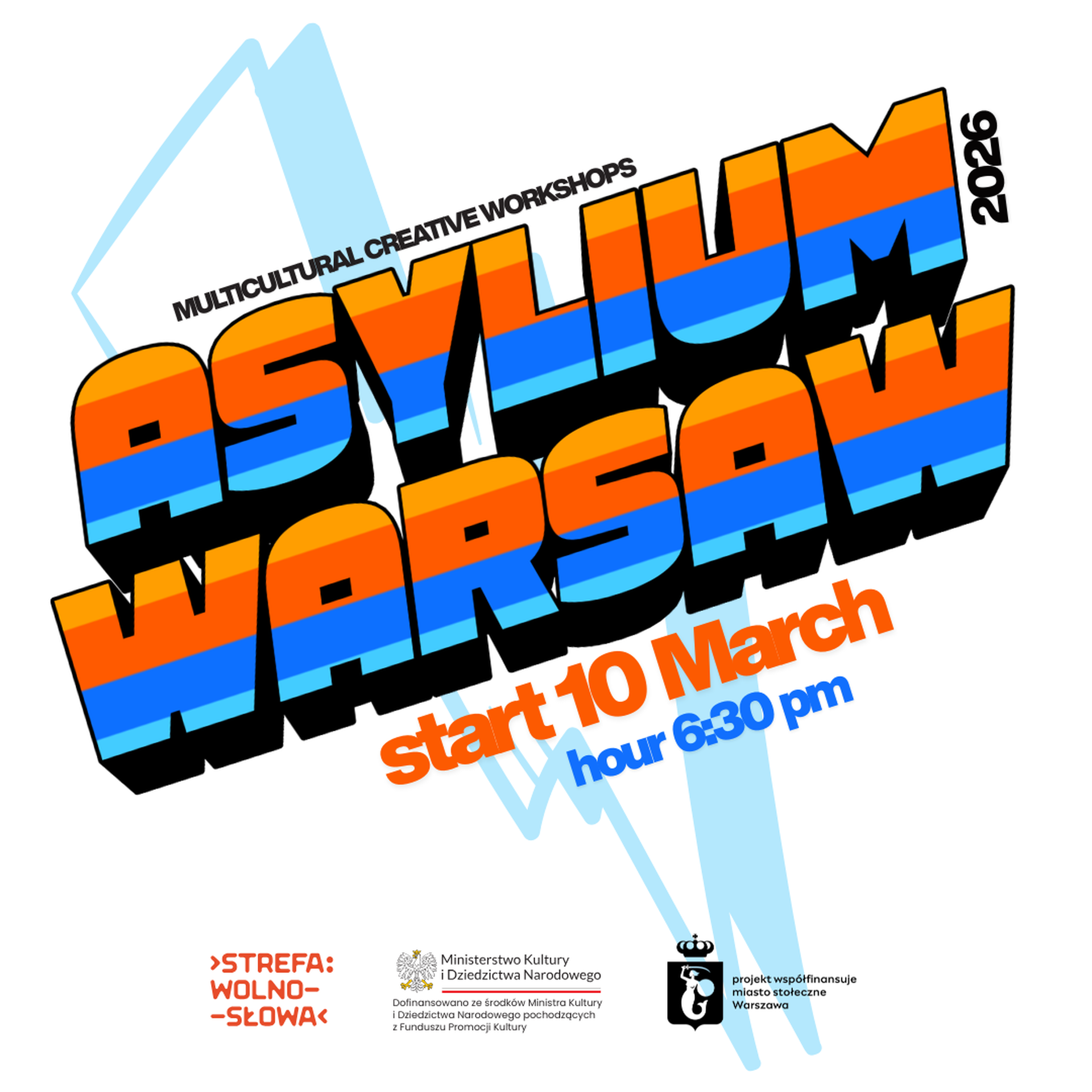 Ilustracja aktualności Przyłącz się do wielokulturowego procesu tw&oacute;rczego Azyl Warszawa!