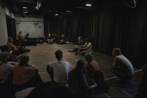 documentation of the action "On our knees"